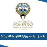 رابط حجز مواعيد وزارة الخارجية الكويتية meta.e.gov.sa